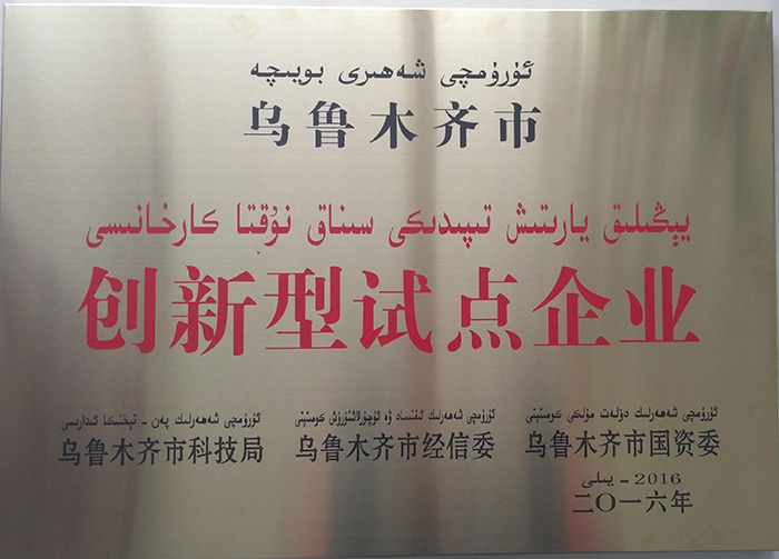 創(chuàng)新型試點企業(yè)